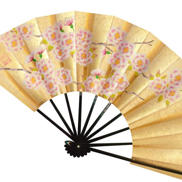 飾り京扇子/舞扇子タイプ 桜/月に秋草(Xe103) |  | 10