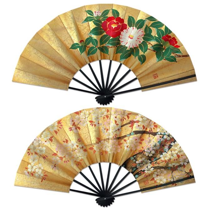 飾り京扇子/舞扇子タイプ 桜/椿(Xe105) : 扇子司 伊藤常 - 通販