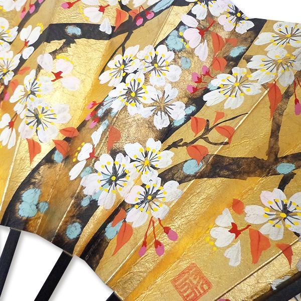 飾り京扇子/舞扇子タイプ 桜/椿(Xe105) |  | 07