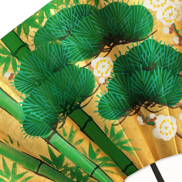 飾り京扇子/舞扇子タイプ 梅/竹(xe114) |  | 12