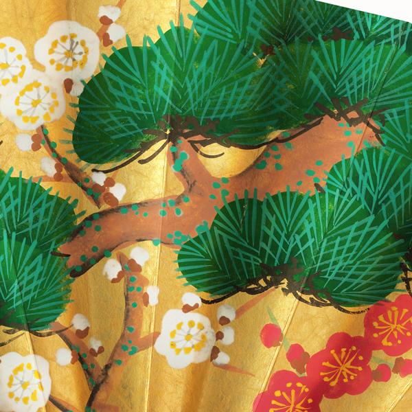 飾り京扇子/舞扇子タイプ 梅/竹(xe114) |  | 13