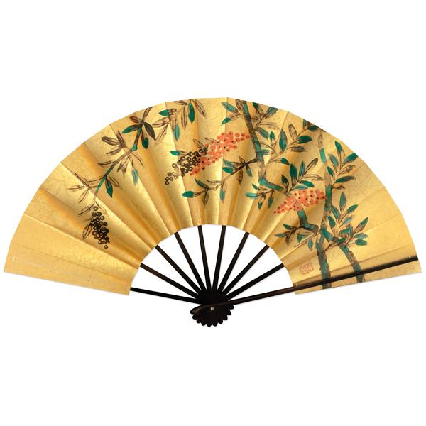 飾り京扇子/舞扇子タイプ 梅/竹(xe114) |  | 01