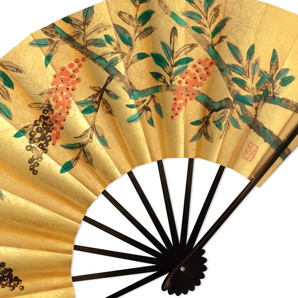 飾り京扇子/舞扇子タイプ 梅/竹(xe114) |  | 08