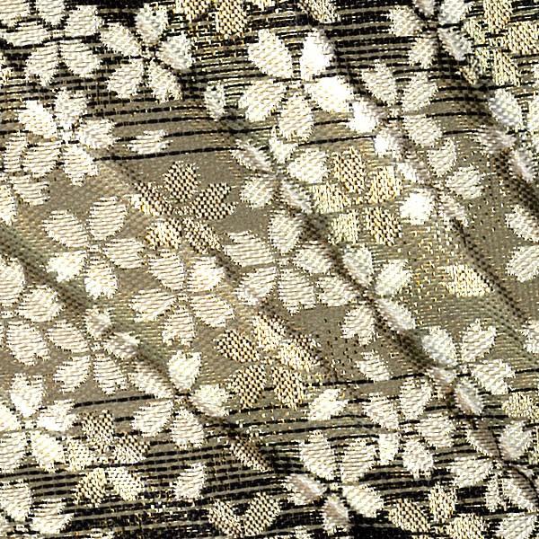 飾り京扇子/金襴櫻 黒/25cm(Z302) |  | 02