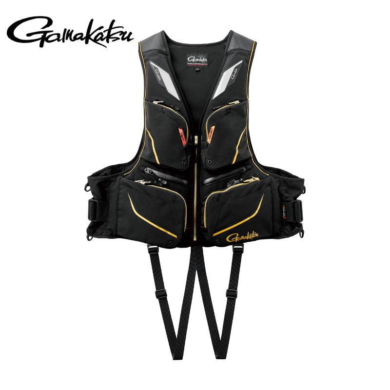 Gamakatsu（がまかつ） GM6007 フローティングベスト ブラック