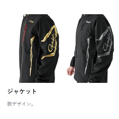 Gamakatsu（がまかつ） GM3764 ソフトシェルスーツ ブラック×ブラック