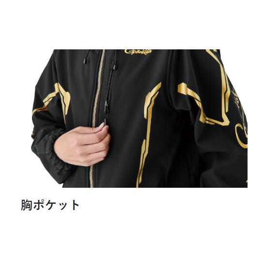 Gamakatsu（がまかつ） GM3765 ソフトシェルフーディ ブラック