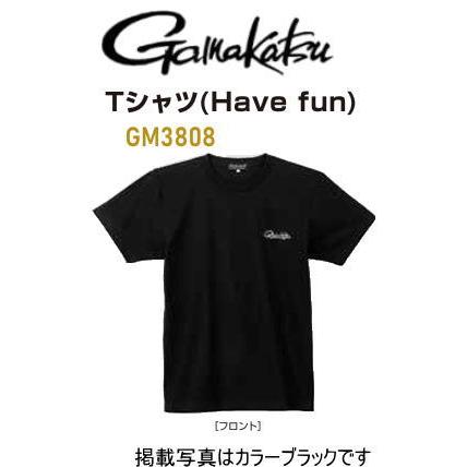 Gamakatsu（がまかつ） GM3808 Tシャツ(Have fun) ブラック : いとう
