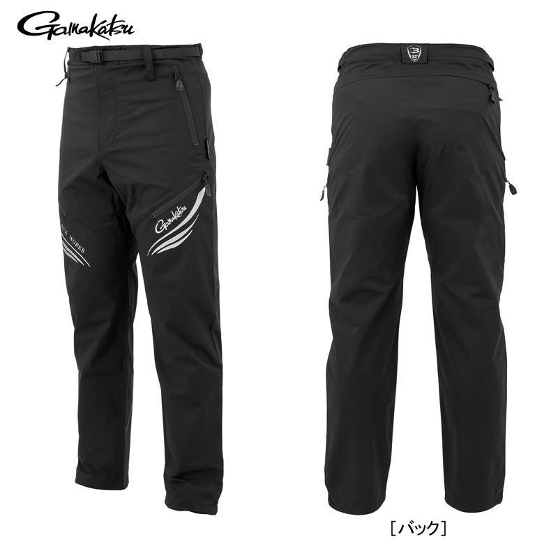 Gamakatsu（がまかつ） GM3820 ストレッチフィッシングパンツ ブラック