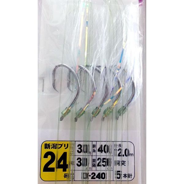 まるふじ 新潟ブリ仕掛け 本格胴突仕掛 新潟ブリ針24号 ハリス30号 5本針 いとう釣具店 通販 Yahoo ショッピング