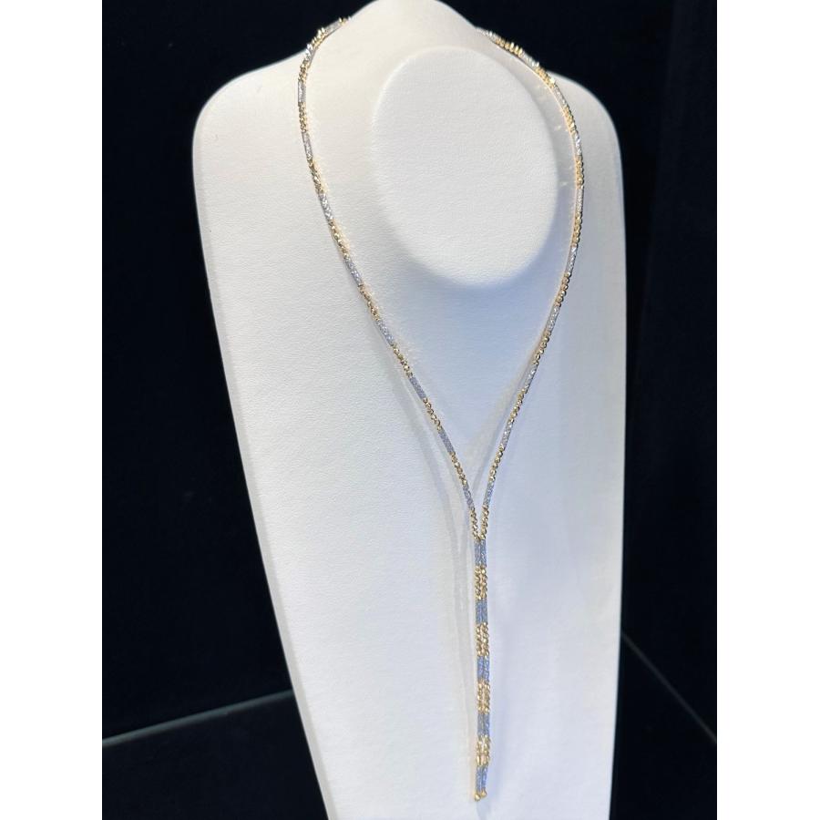 18金・18金ホワイトゴールド マグネットネックレス 70cm 11.9g : 伊藤 