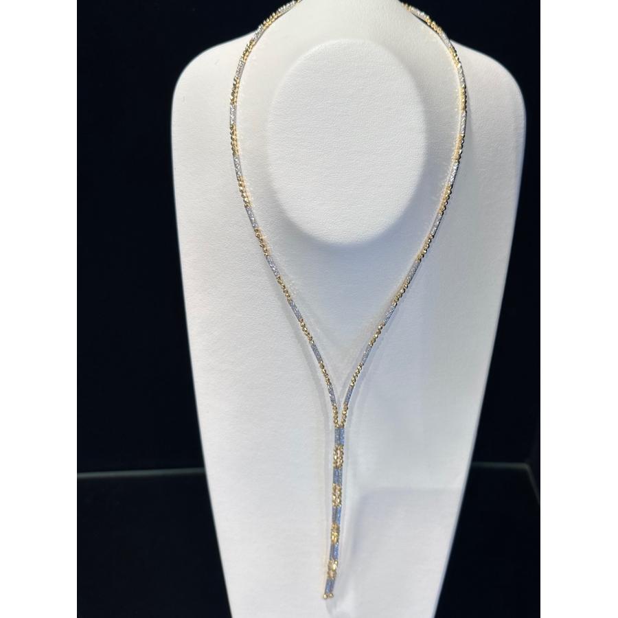 K18YG/WG マグネットネックレス Magnet Chain 70cm