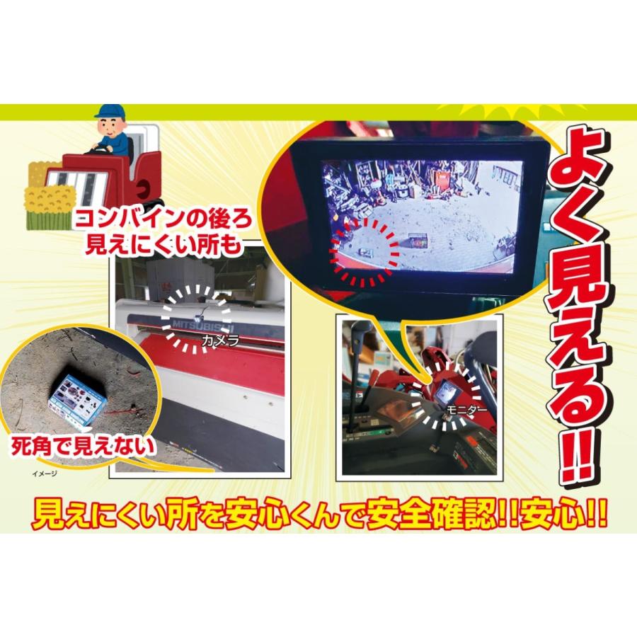 農機用バックモニター 安心くん MN-1【福農産業】 | 