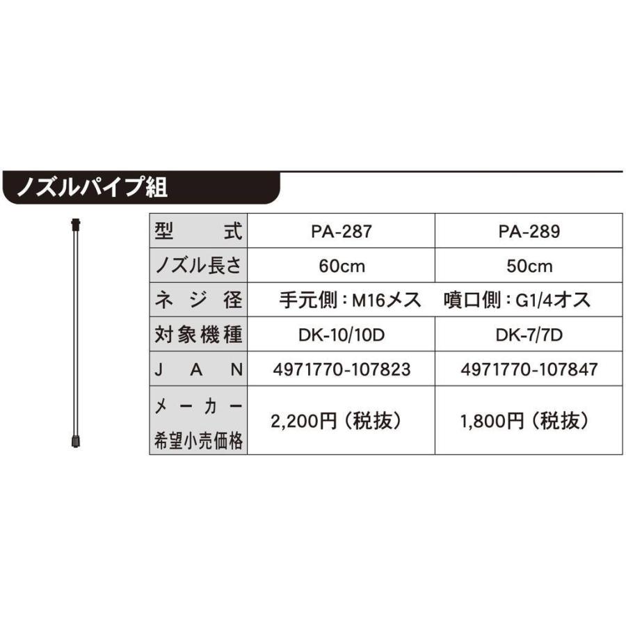 工進 噴霧器用 ノズルパイプクミ(60cm) PA-287 【KOSHIN/動力 工進 噴霧器用 ノズルパイプクミ(60cm) PA-287 【KOSHIN/動力