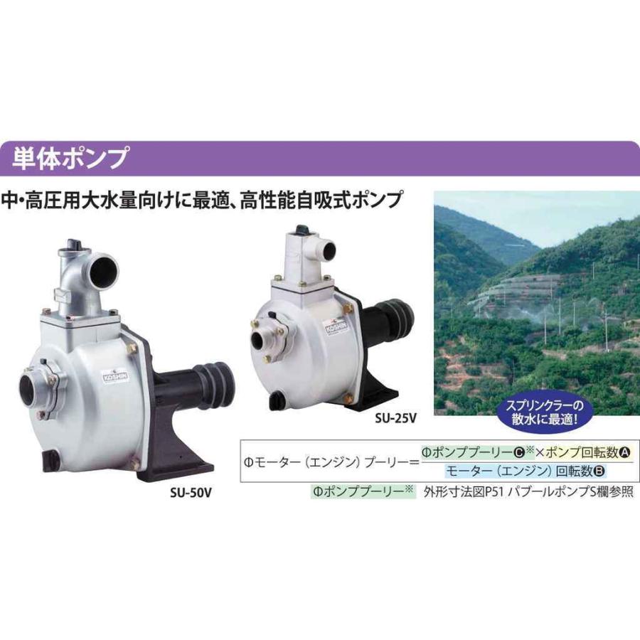 工進（KOSHIN） 単体ポンプ パブールポンプ 口径40ミリ SU-40V 