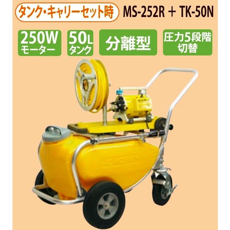 工進 モーター動噴 ホースリール付き MS-252R 【KOSHIN/電気式 工進 モーター動噴 ホースリール付き MS-252R 【KOSHIN/電気式