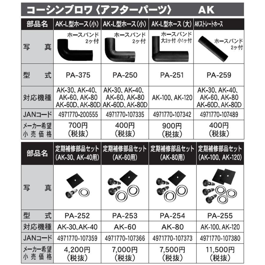 工進 浄化槽ブロワポンプ 風量80L AK-80 【KOSHIN/浄化槽 工進 浄化槽ブロワポンプ 風量80L AK-80 【KOSHIN/浄化槽