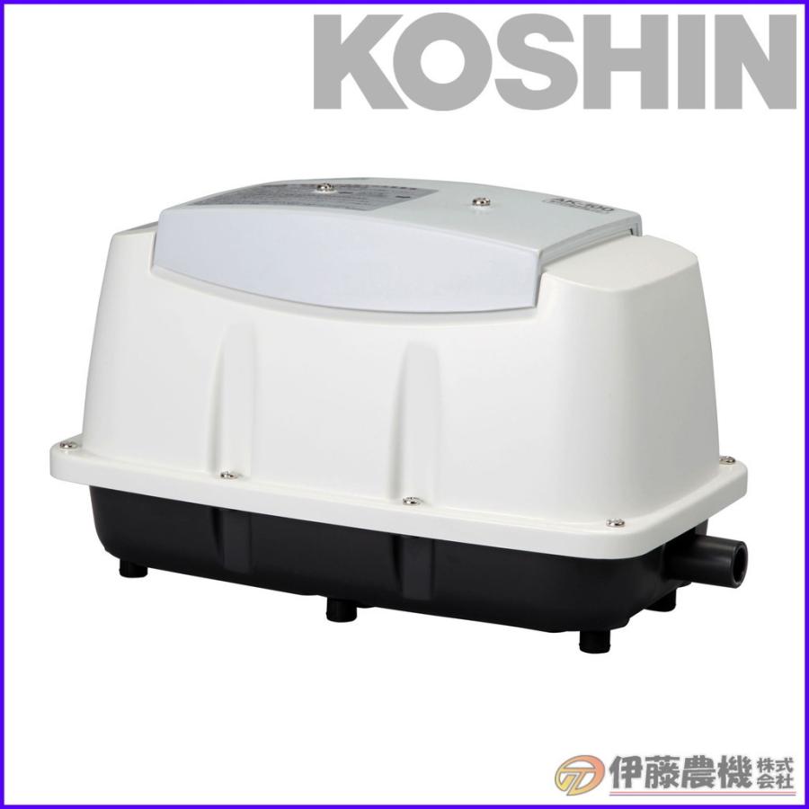 工進（KOSHIN） 浄化槽ブロワポンプ 風量100L AK-100 【KOSHIN