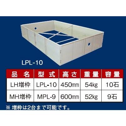 スタンドホッパー 増枠 LPL-10 【個人宅不可/代引不可/笹川農機