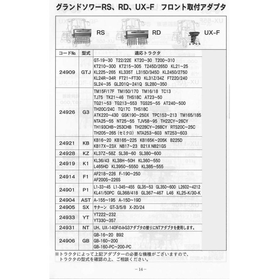 タイショー 肥料散布機 グランドソワー RS-2017 【個人宅発送不可/代引不可/TAISHO】 |  | 05