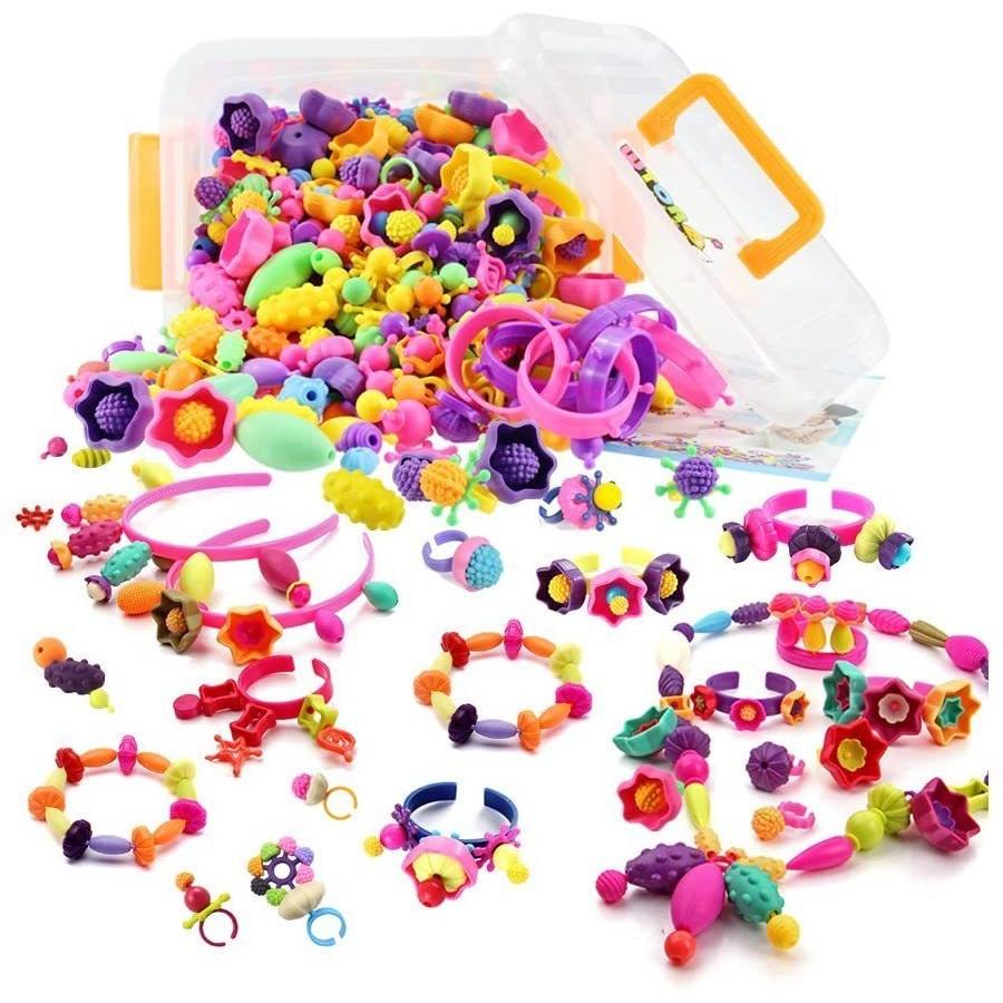 おもちゃ ビーズ アクセサリーキット Diy材料 手作り 知育玩具 メイキングトイ 女の子 子供のお誕生日プレゼント 500pcs B Diy Al692 トーセン 通販 Yahoo ショッピング