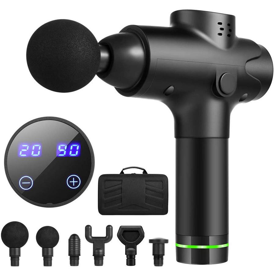 マッサージガン 筋膜リリース 電気マッスル 電動マッサージ器 20段階 静音 肩こり腰こり筋肉