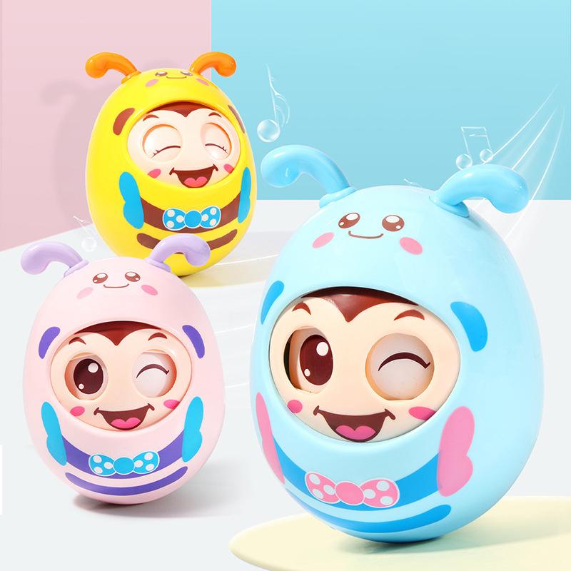 おきあがりこぼし おきあがり おもちゃ 起き上がりこぼし 目が動く ゆらゆらおきあがりこぼし 揺れる 寝かしつけ かわいい ガラガラ グッズ キャラクター F Toy Ty113 トーセン 通販 Yahoo ショッピング