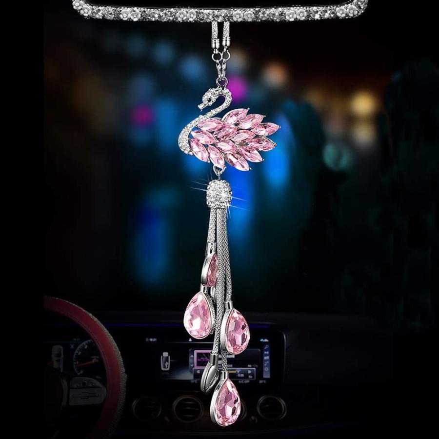 車ペンダント クリスタル吊り下げ 飾りカーアクセサリー 水晶飾り カー飾り ピンククリスタル 白鳥車オートバックミラーぶら下げ飾り車のペンダント G Car Lf793 トーセン 通販 Yahoo ショッピング