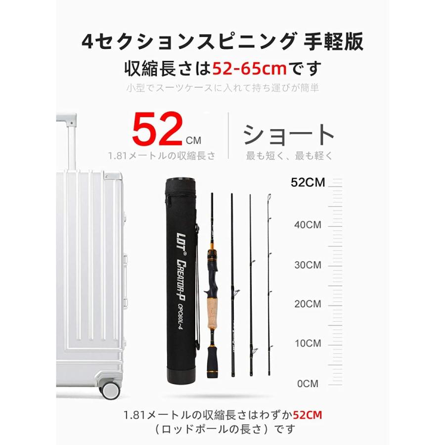 超爆安 釣り竿 Ldt エギングロッド スピニング 万能竿 バスロッド 1 81m 1 98m 2 21m 携帯便利 超軽量 ガンハンドル スピニングロッド バスロッド Lifeinlacruz Com