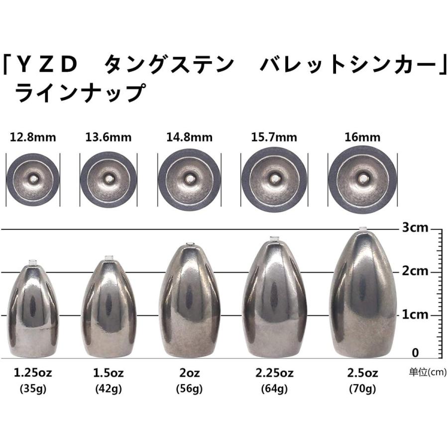 低価格 YZD タングステンシンカー 【5個】 5/8oz 8.8g TG ワーム 低価格 YZD タングステンシンカー 【5個】 5/8oz 8.8g TG ワーム
