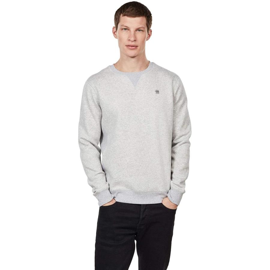 G-Star RAW(ジースターロゥ) Premium Core Sweater メンズ スウェット ストレートフィット ワンポイント