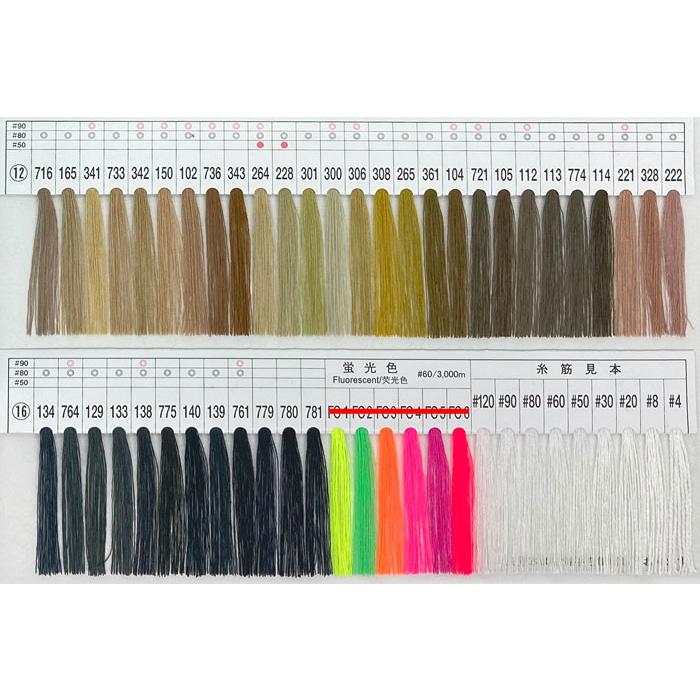 フジックス（手芸） キングスパン 60/5千m巻 小分け 281〜364 : 糸屋