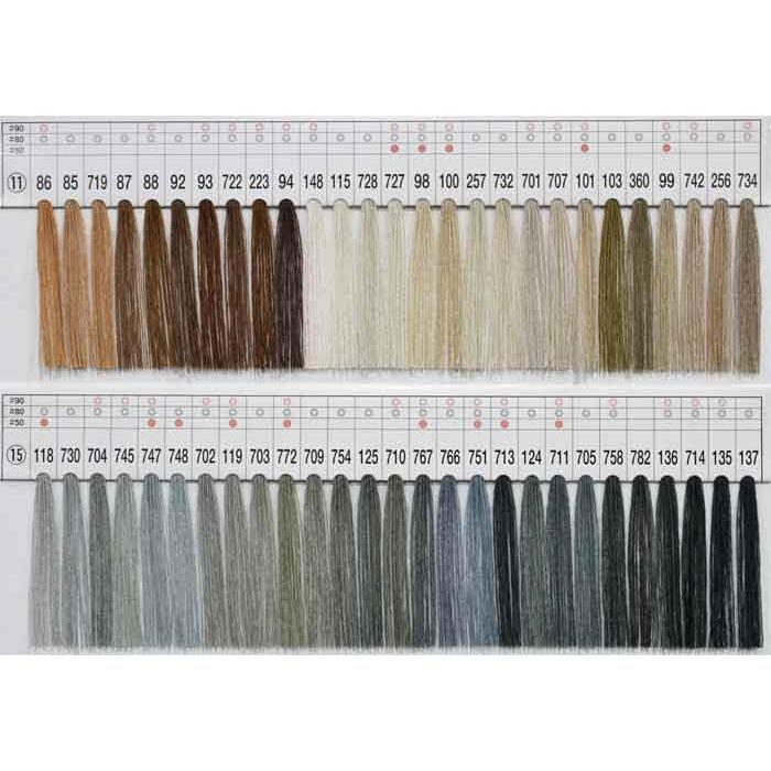 フジックス キングスパンミシン糸見本帳（417色） : 糸屋さん'ボビン