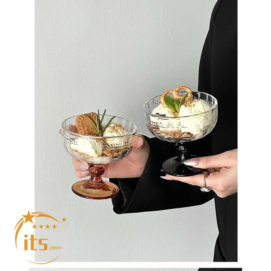 2個 アイスクリーム カップ 食器 デザートグラス デザートカップ