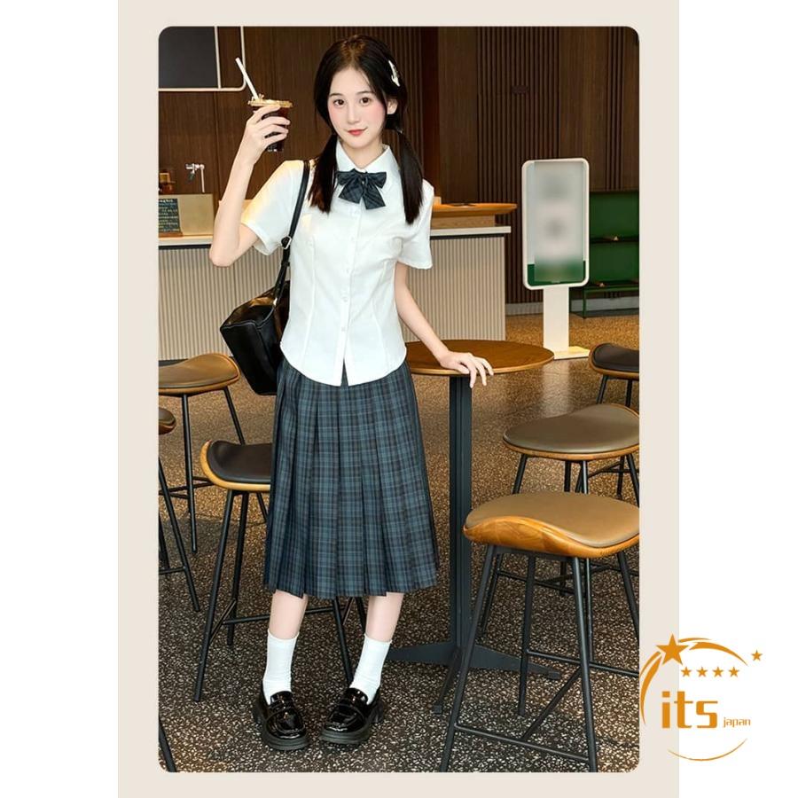 ミニスカート スクールスカート 付き ミニ 膝上 チェック柄 インナー