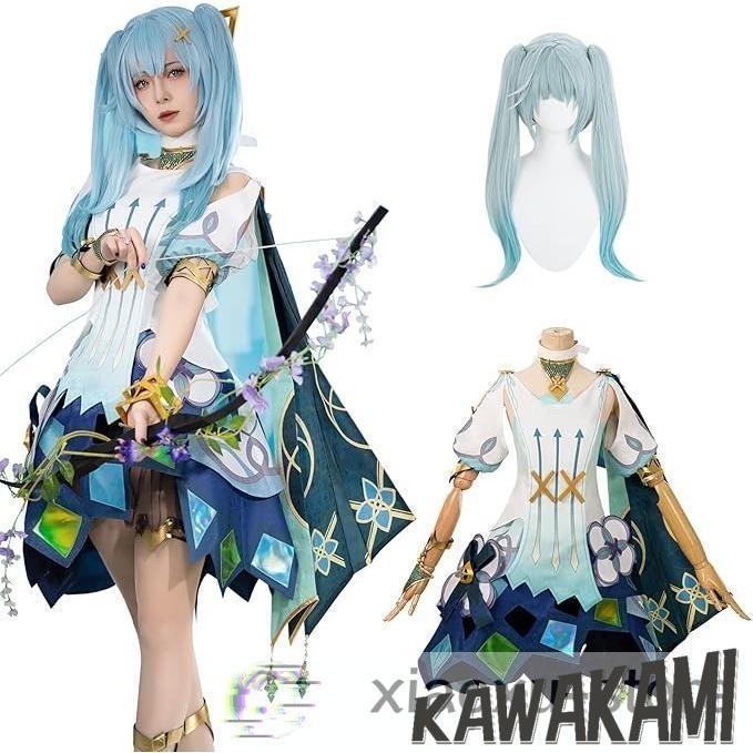 原神　ファルザン　コスプレ衣装(ウィッグ、靴付) 原神 コスプレ ファルザン 衣装 ※ウィッグ 靴 追加可 : 神祀り本舗