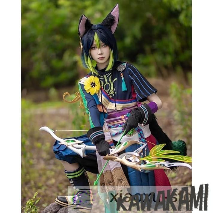 原神　ティナリ　コスプレ衣装・ウィッグ・靴セット 原神 コスプレ ティナリ 衣装 ※ウィッグ 靴 追加可 : 神祀り本舗