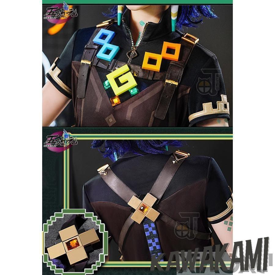 猫と三丁目 原神 コスプレ キィニチ 衣装 ※ウィッ グ 靴 武器 追加可