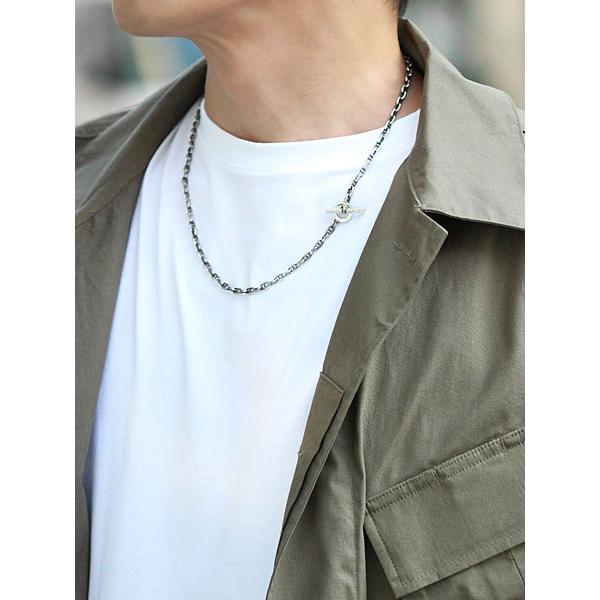 it's 12 midnight イッツ トゥエルヴ ミッドナイト ANCHORCHAIN NECKLACE (OX) M-N010-OX アンカーチェーン ネックレス シルバーの画像