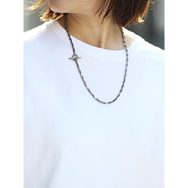 it's 12 midnight イッツ トゥエルヴ ミッドナイト ANCHORCHAIN NECKLACE (OX) M-N010-OX アンカーチェーン ネックレス シルバーの画像