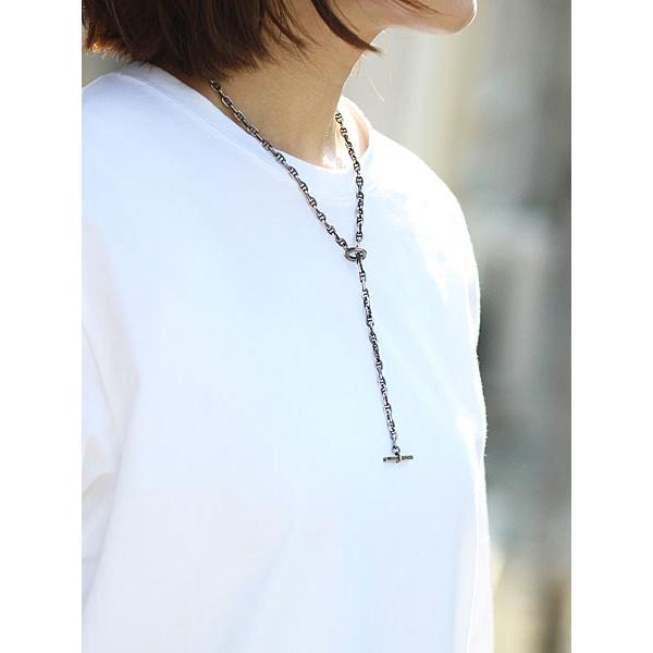 it's 12 midnight イッツ トゥエルヴ ミッドナイト ANCHORCHAIN NECKLACE (OX) M-N010-OX アンカーチェーン ネックレス シルバーの画像