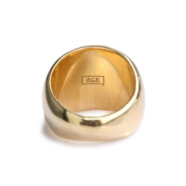 ACE by morizane（エースバイモリザネ） chevalier ring 18k gold