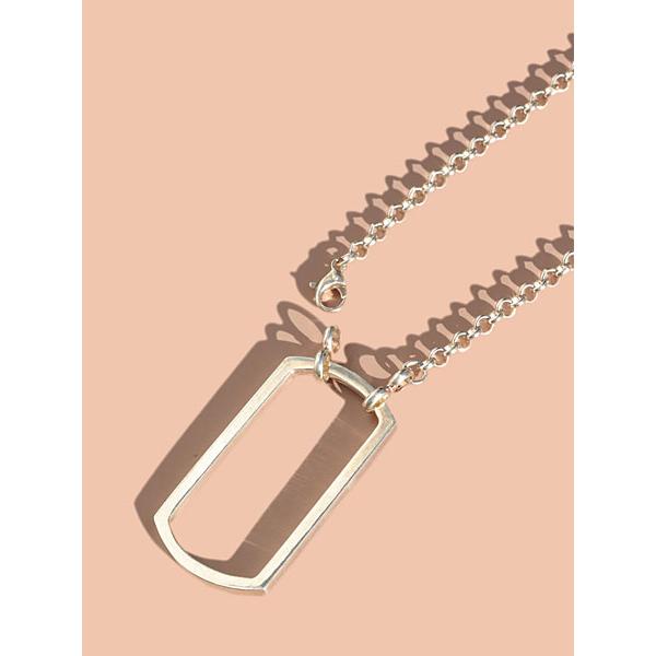 ACE by morizane エースバイモリザネ tag circle on necklace タグ サークル オン ネックレス AG921403 正規品 ペンダント シルバー グラスホルダーの画像