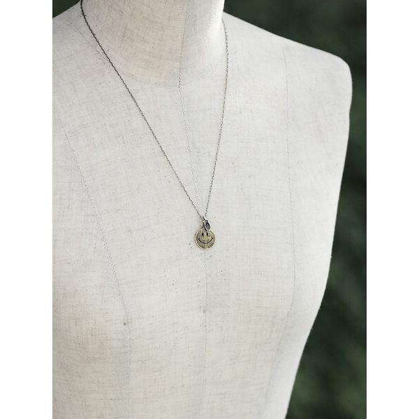 アンプ ジャパン amp japan　Smile Necklace 11AD-890 スマイルネックレス ペンダント コイン おしゃれの画像