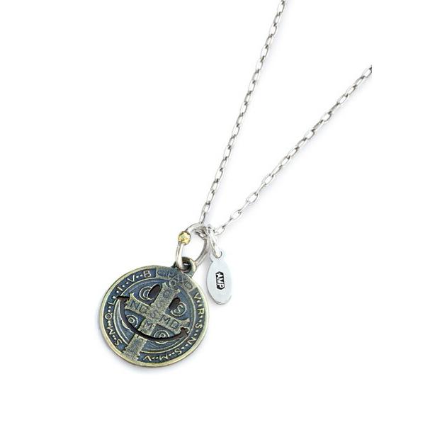 アンプ ジャパン amp japan　Smile Necklace 11AD-890 スマイルネックレス ペンダント コイン おしゃれの画像