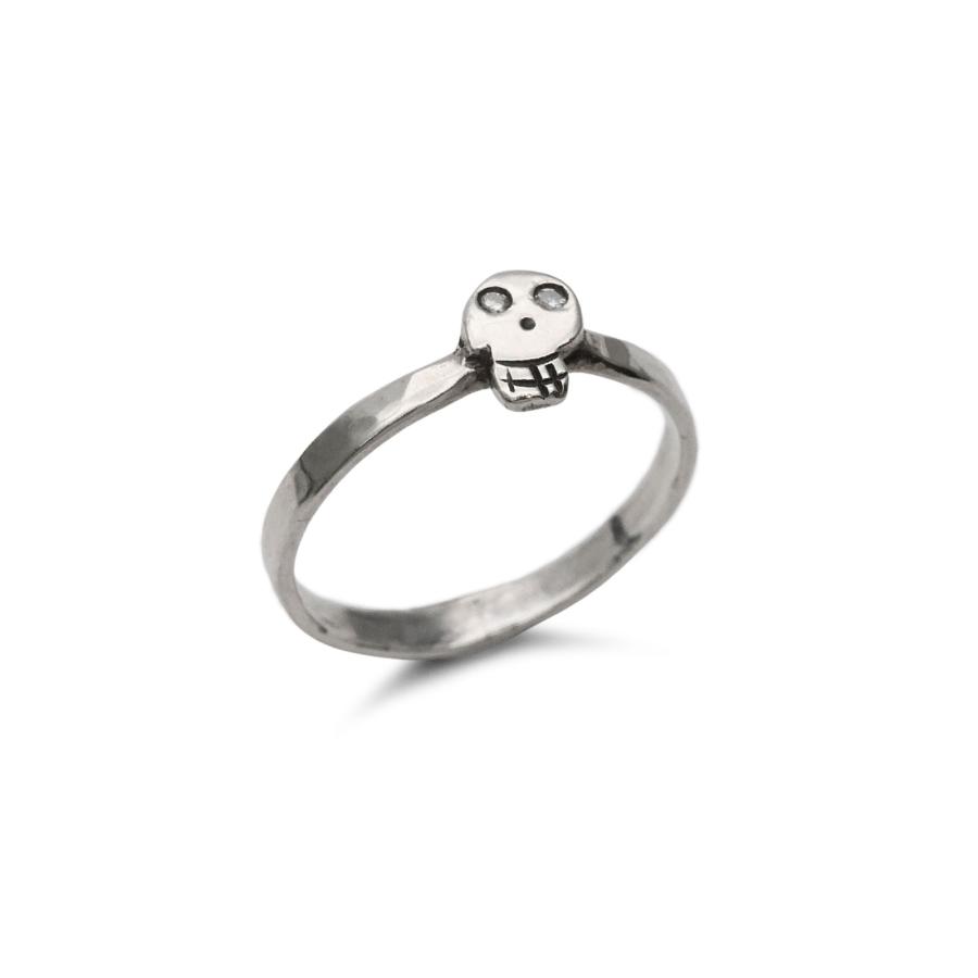 BELIEVEINMIRACLE ビリーブインミラクル SKULL BABY RING ( DIAMOND ) スカルベイビーリング ダイヤモンド 正規品 指輪 ピンキー ドクロ 二宮こずえの画像