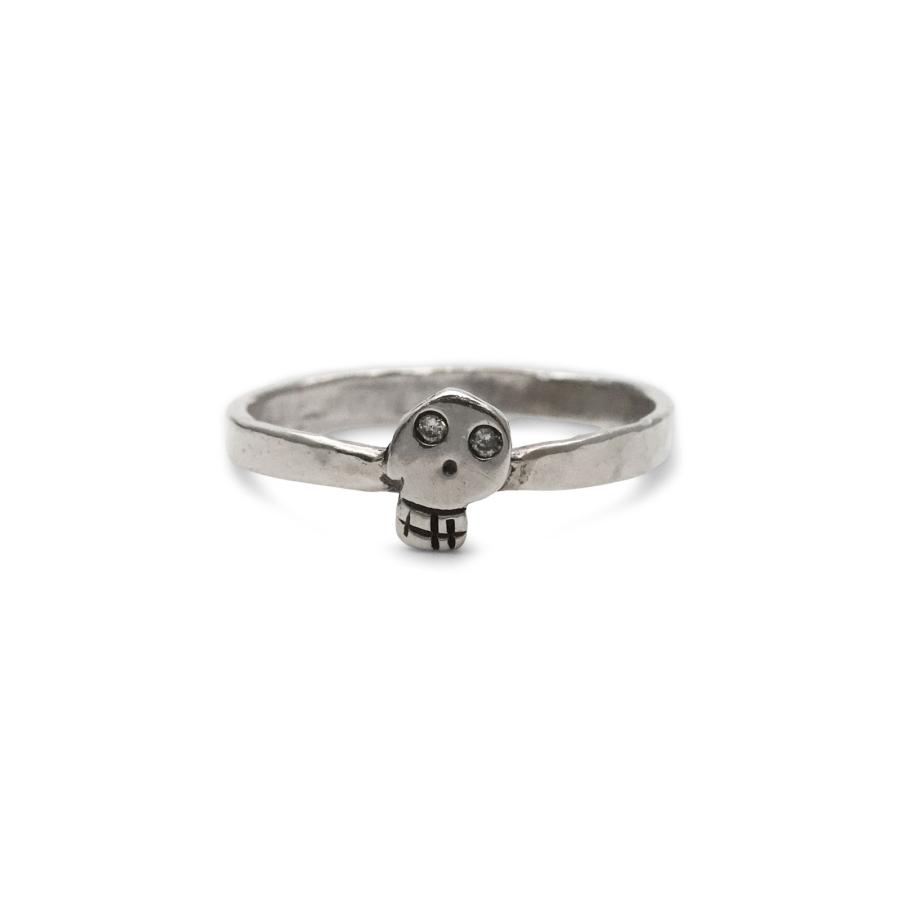 BELIEVEINMIRACLE ビリーブインミラクル SKULL BABY RING ( DIAMOND ) スカルベイビーリング ダイヤモンド 正規品 指輪 ピンキー ドクロ 二宮こずえの画像