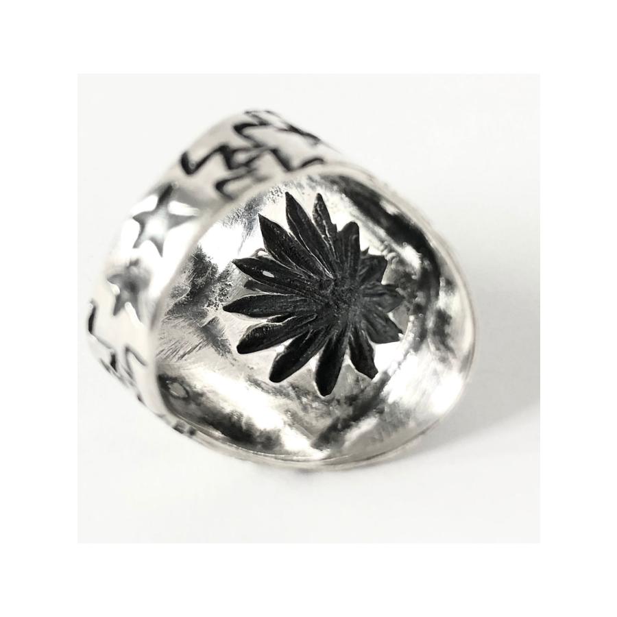 BELIEVEINMIRACLE ビリーブインミラクル HAND STAMPED RING 2 リング 正規品 指輪 ピンキー シルバー 銀 925 スタンプ インディアンジュエリー ユニセックスの画像