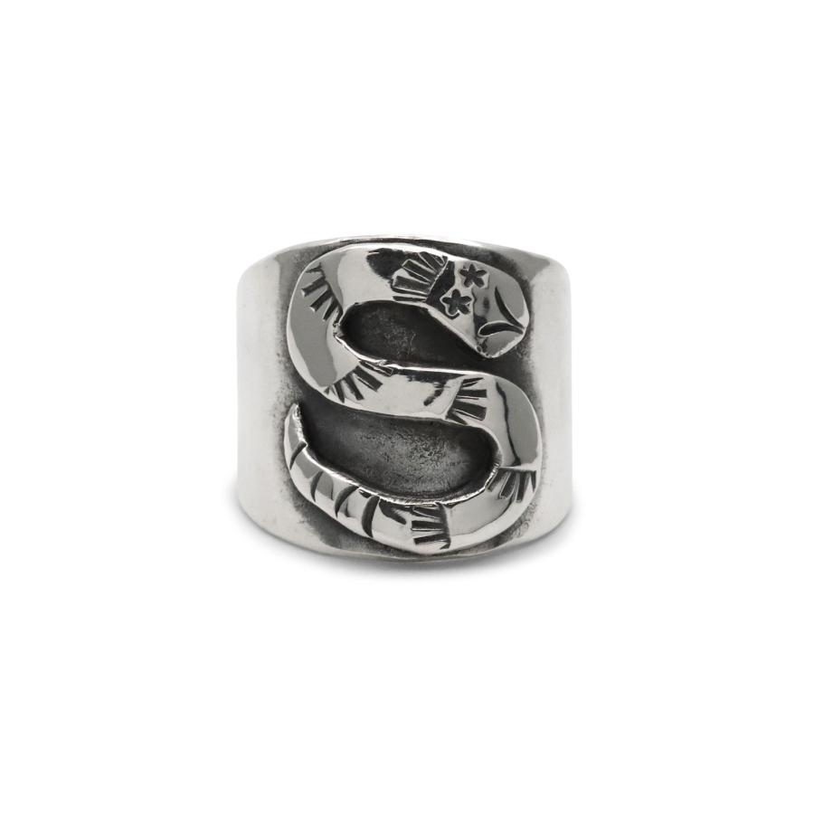 BELIEVEINMIRACLE ビリーブインミラクル SNAKE RING 2 スネーク リング 正規品 指輪 幅広 シルバー 銀 925 ヘビ 蛇 動物 爬虫類 ユニセックス 人気 ブランドの画像