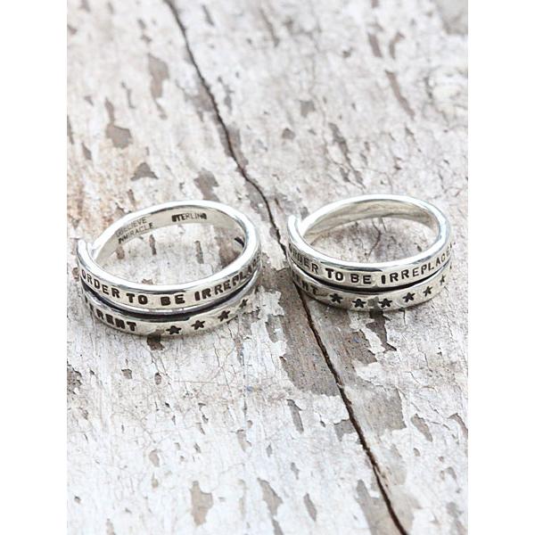 BELIEVEINMIRACLE ビリーブインミラクル 2R RING / 2連リング 正規品 